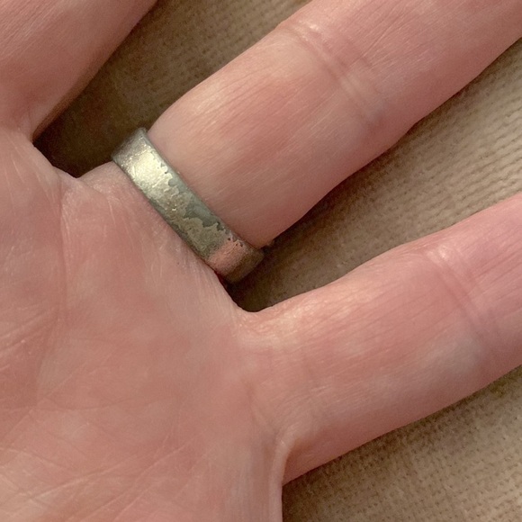 ✅Vintage turquoise, aqua, light grey stones and CZ silver plated ring. - Picture 2 of 4